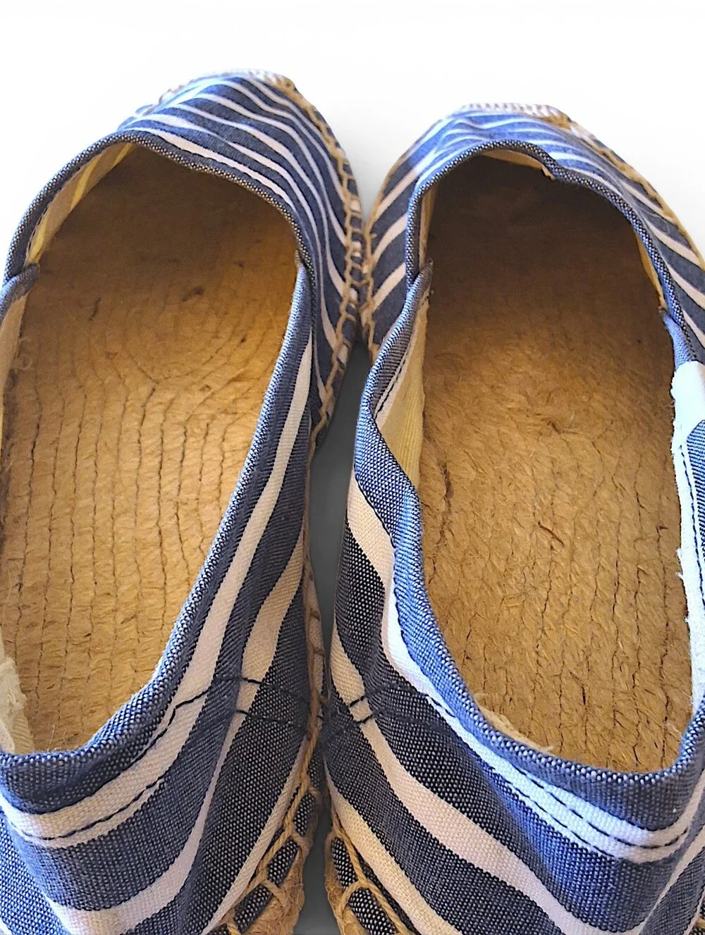 Soludos Striped Espadrilles Women’s Size 10 Blue White Slip On Flats